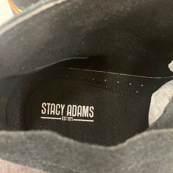 Stacy Adams Black Suede Slater Men’s Boots - Size 13M - Picture 7 of 11